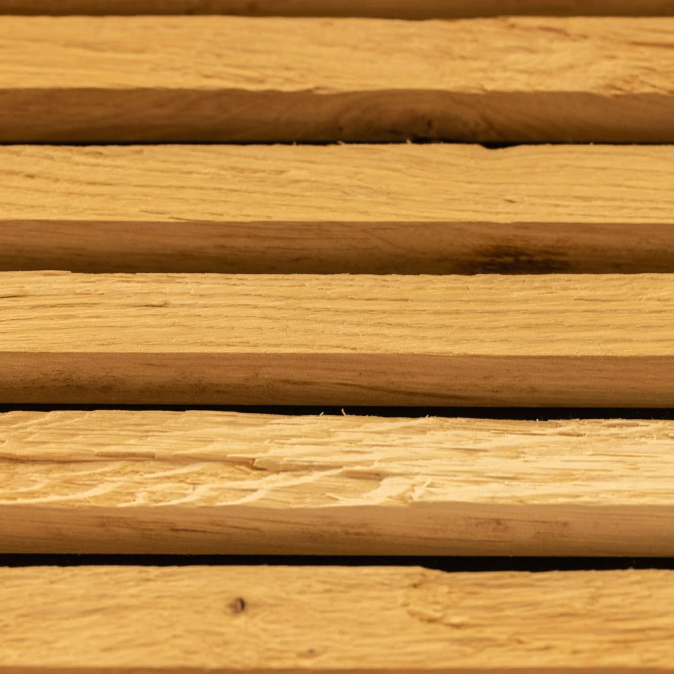 Acoustic panel solid chopped oak