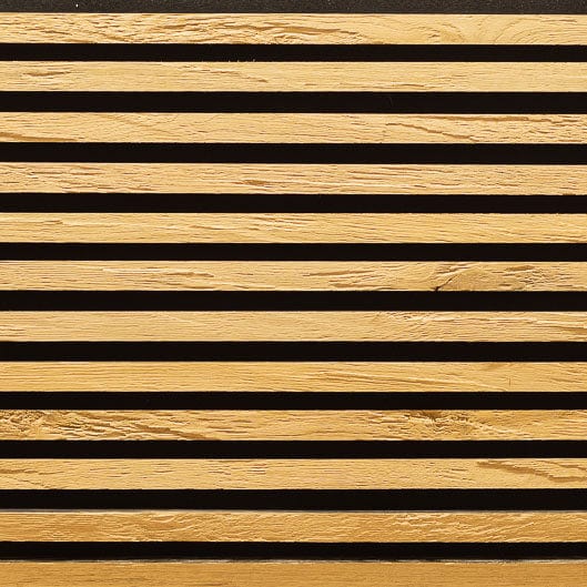 Acoustic panel solid chopped oak