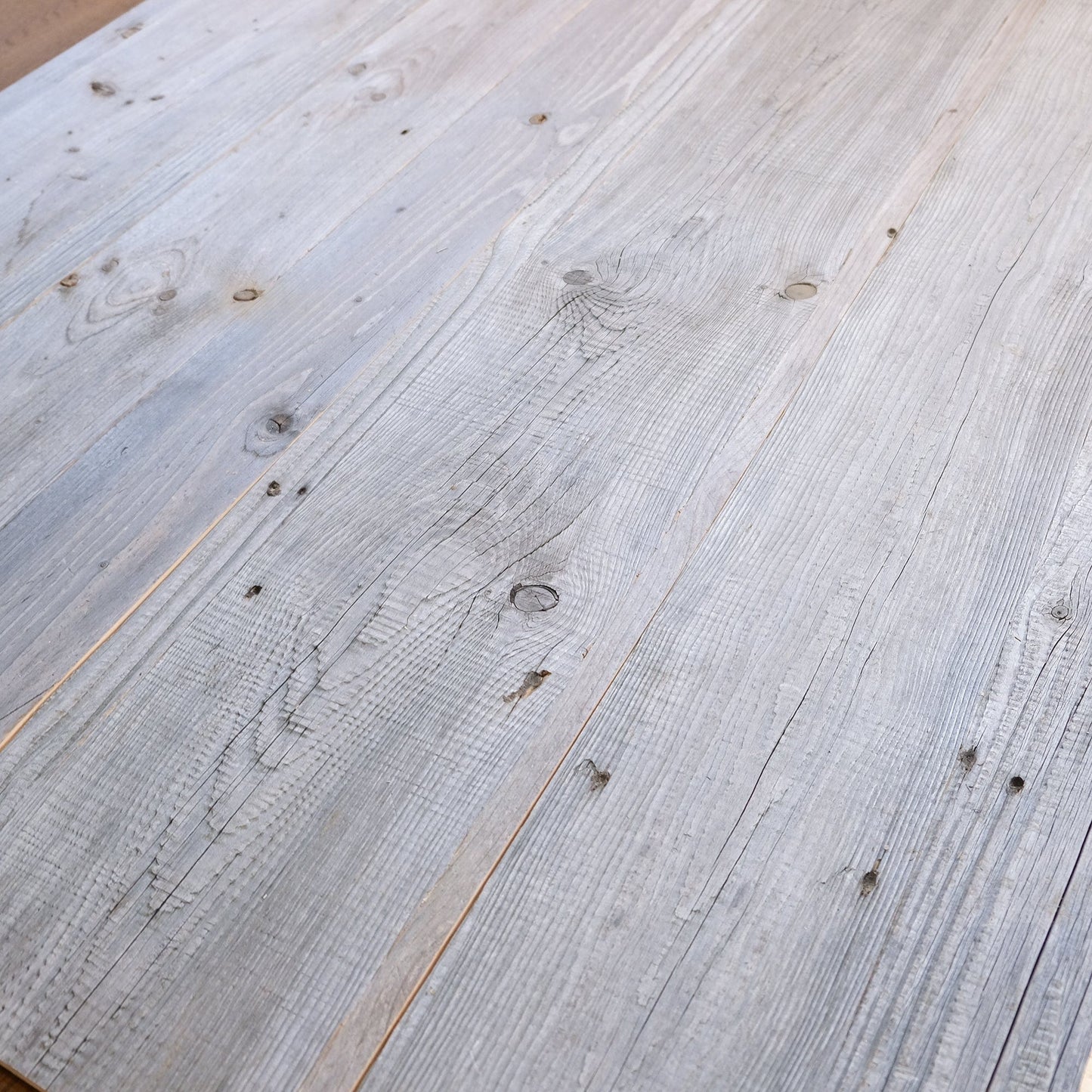 VECCHIO LEGNO vero! Stile capanna argento - rivestimento rustico del soffitto / parete del soggiorno
