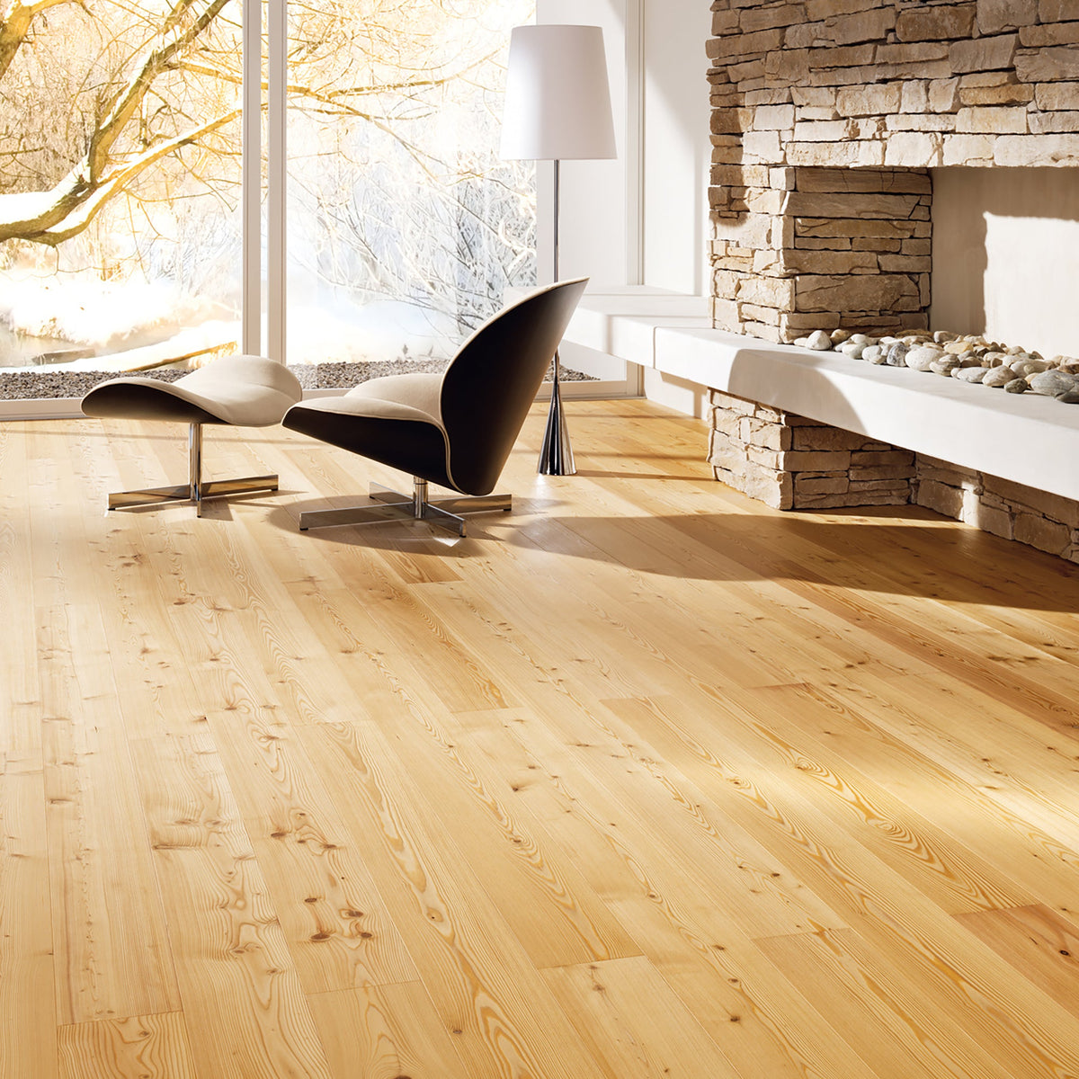 Holz Fußboden Lärche MEZZO, wohnfertig geölt