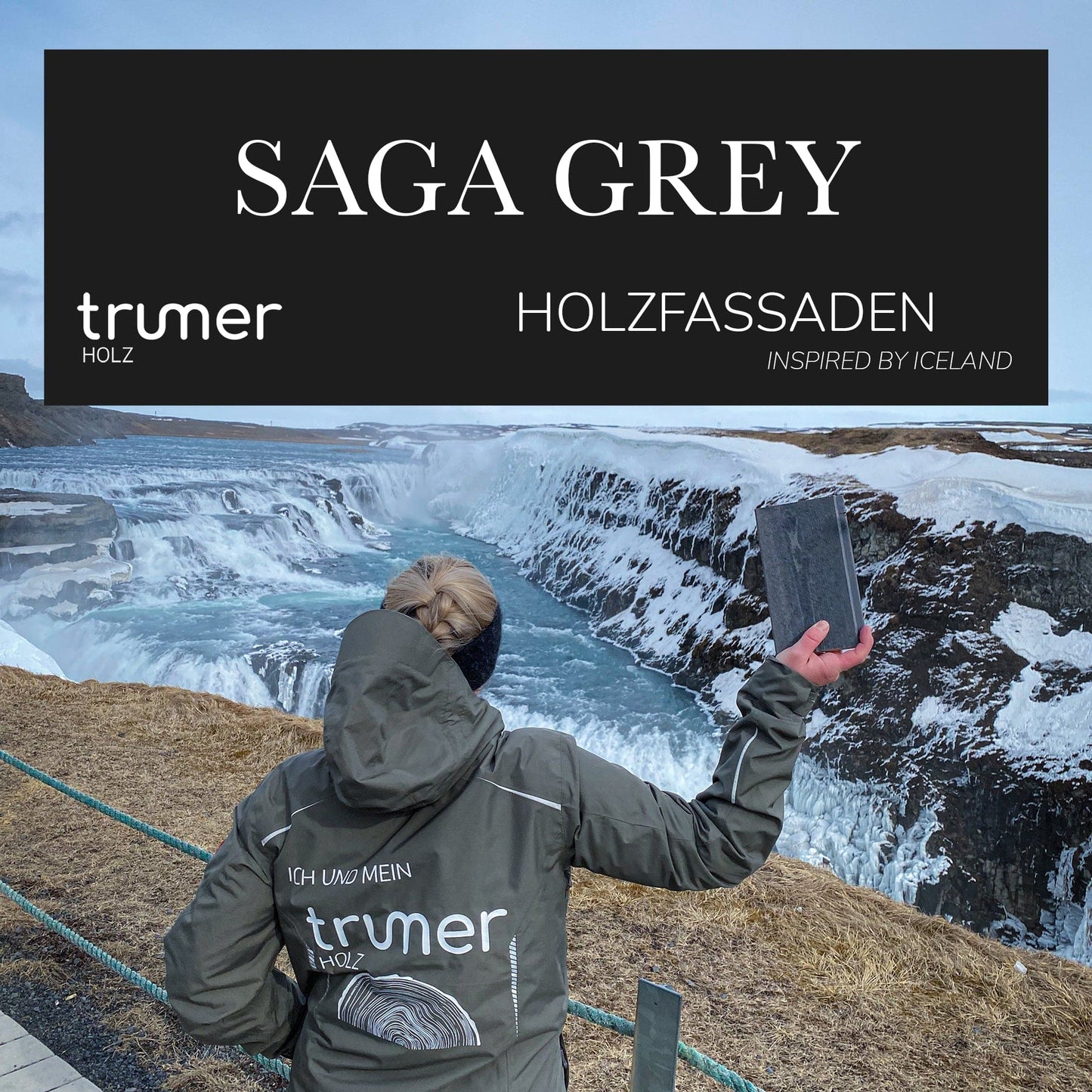 Fassade Fichte Saga Grey Skógur