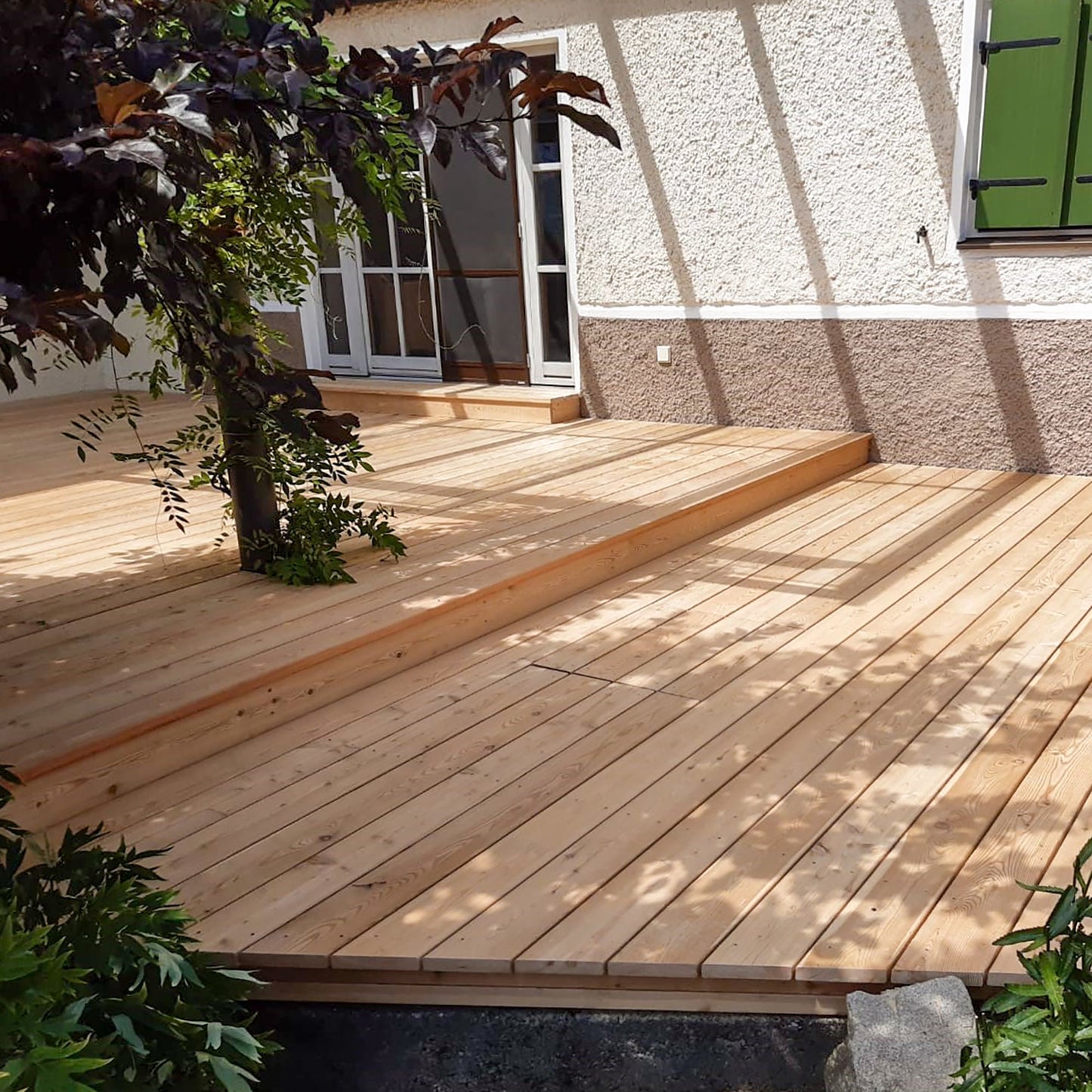 Terrace planks larch smooth - classic 24mm