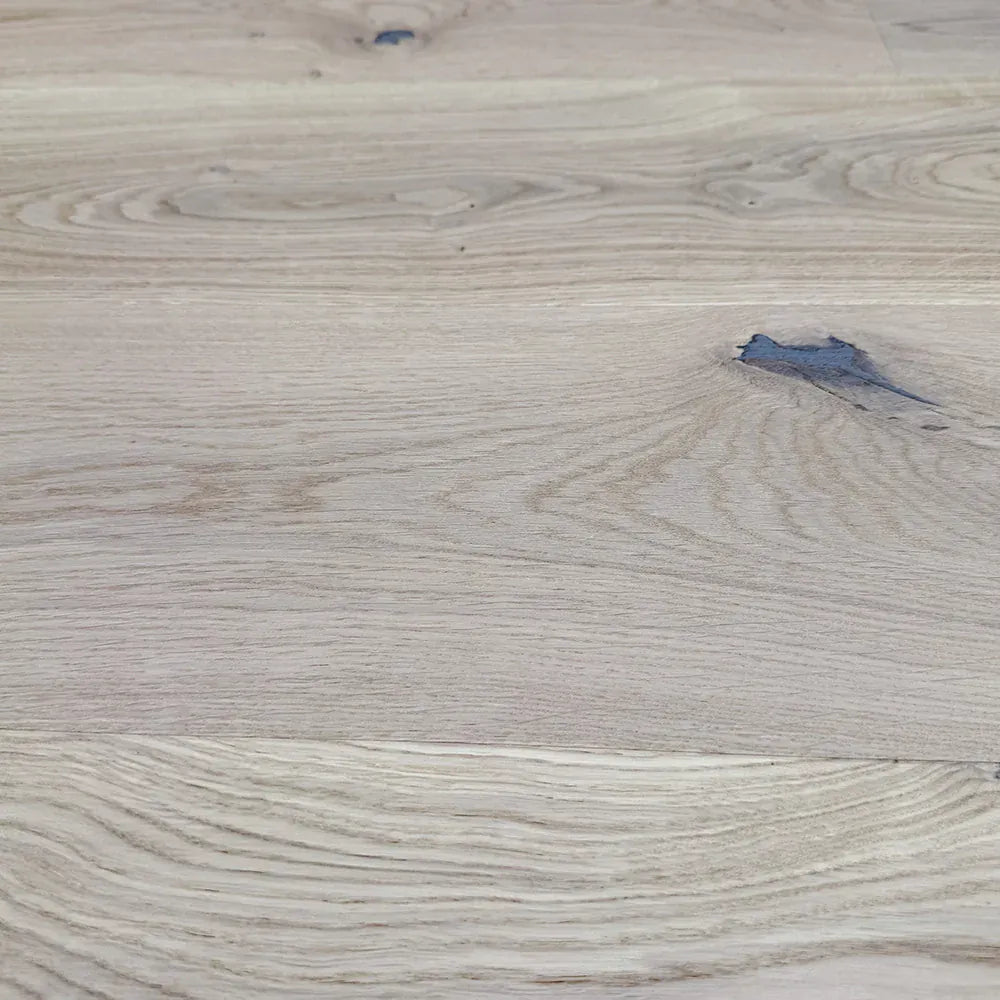 Floorin Oak plank, brushed and oiled in pearl