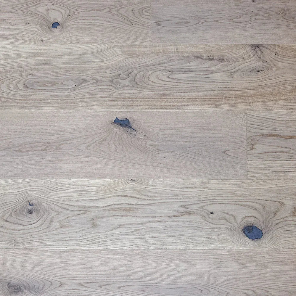 Floorin Oak plank, brushed and oiled in pearl