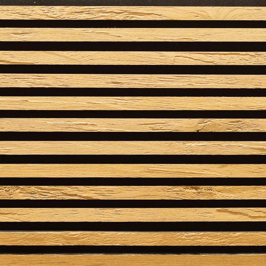 Acoustic panel solid wood chopped oak