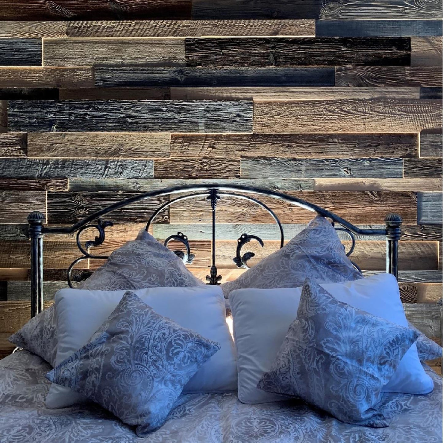 OLD WOOD 3D real! - rustic wall paneling / wall unit