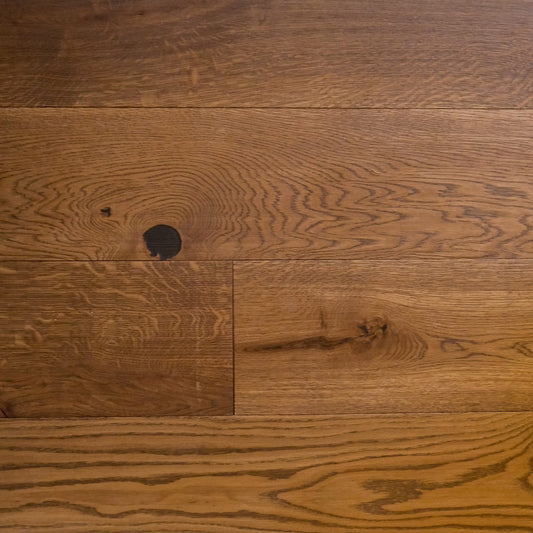 Pavimenti in legno Rovere Landlord, LARGE, oliato marrone scuro - nodoso