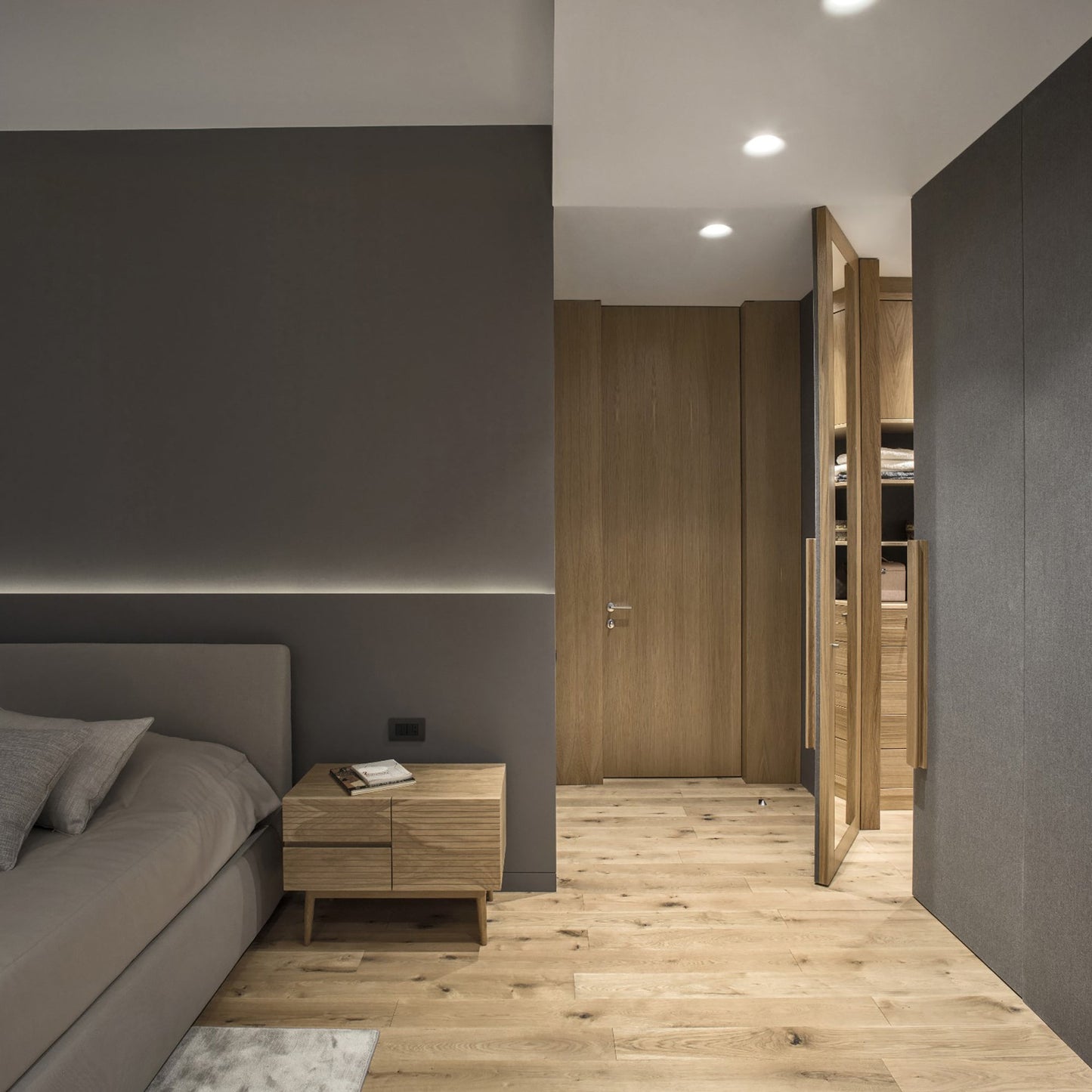 Pavimento in legno massello di rovere Mezzo, oliato medio, pronto per essere abitato