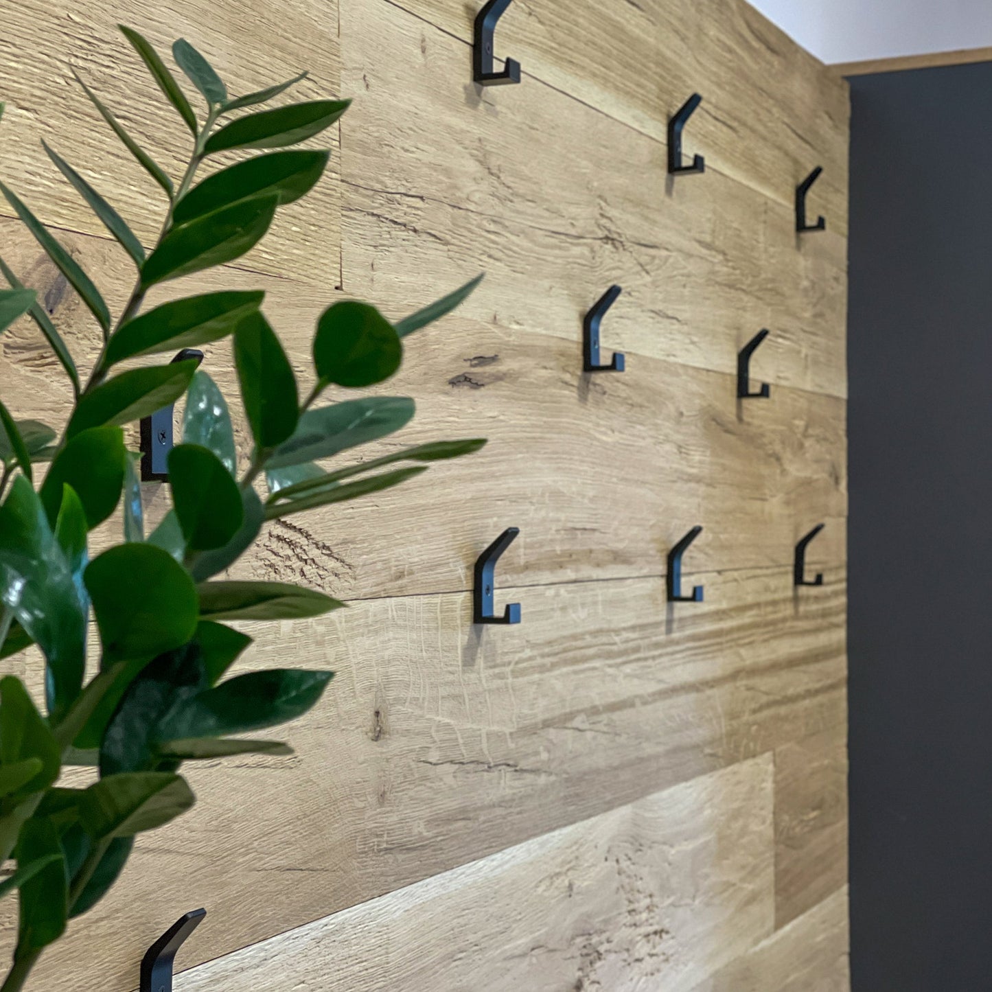 Wand- & Deckenverkleidung Eiche XL gehackt